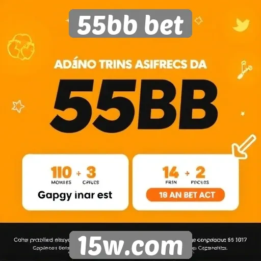 Promoções e bônus do site 55bb bet
